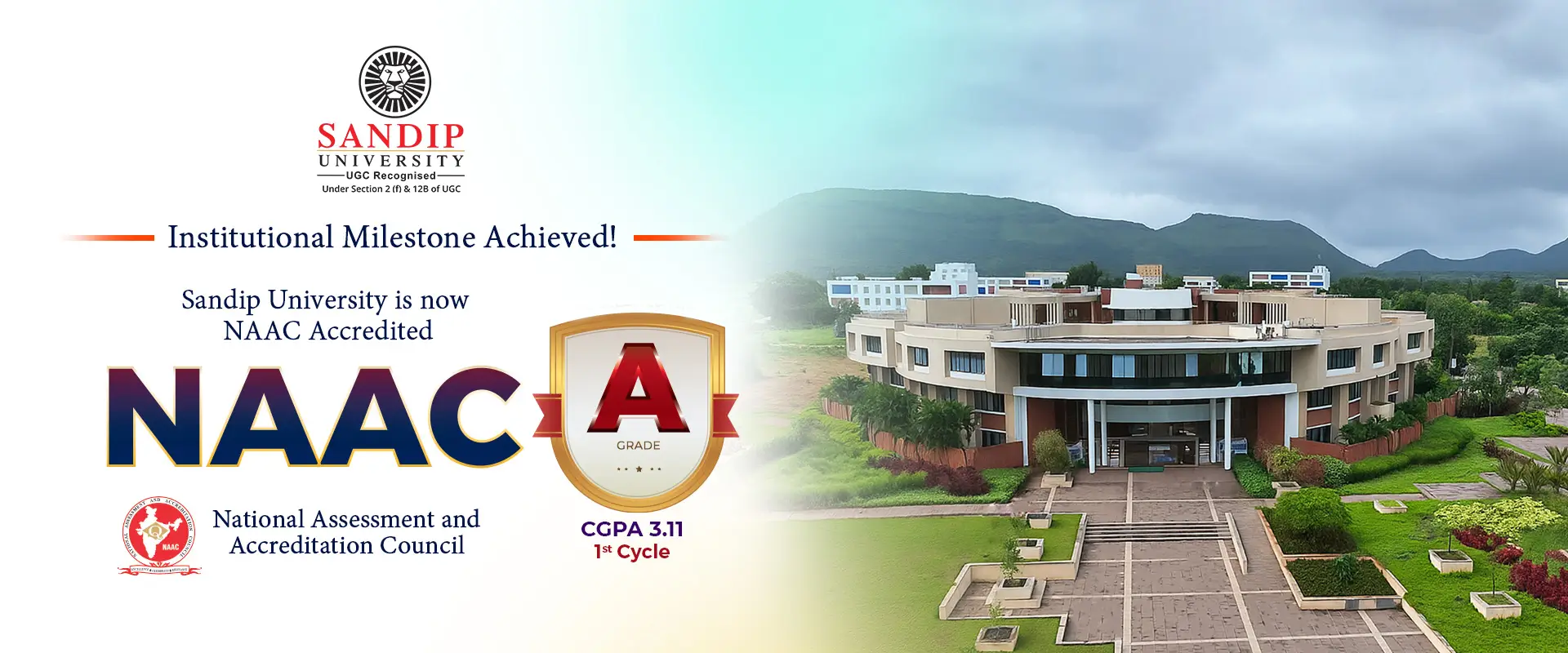 NAAC Accredited University - Admissions 2026-27
